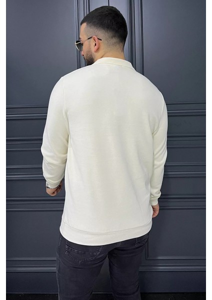 Gömlek Yaka Erkek Swetshirt P-00014409 fiyatları