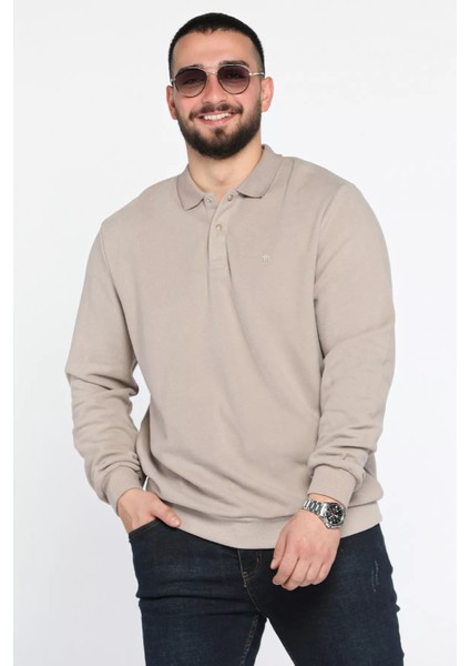 Gömlek Yaka Erkek Swetshirt P-00014409 fırsatları