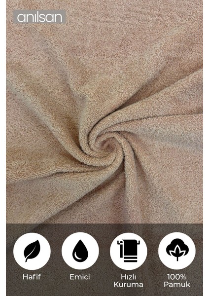 2'li El ve Yüz Havlusu Seti - 50 x 80 - 30 x 50 cm , Pamuk, Spa ve Otel Havlusu