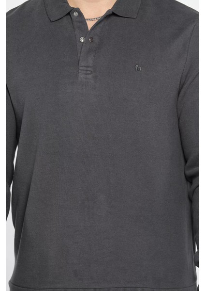 Gömlek Yaka Erkek Swetshirt P-00014409 fiyatları