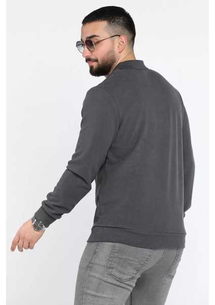 Gömlek Yaka Erkek Swetshirt P-00014409 fırsatları