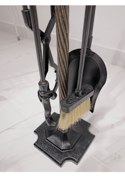 Luks Şömine Maşa Takımı,şömine Takımı,şömine Aksesuarları Renk:gold modelleri