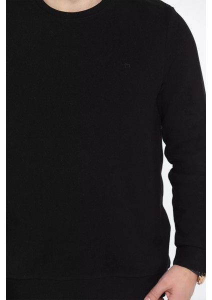 Erkek Bisiklet Yaka Sweatshirt