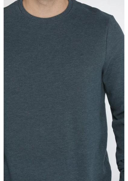 Erkek Bisiklet Yaka Sweatshirt