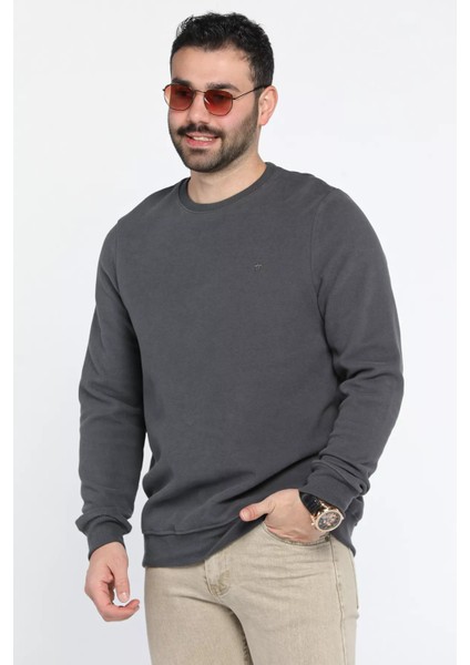 Erkek Bisiklet Yaka Sweatshirt modelleri