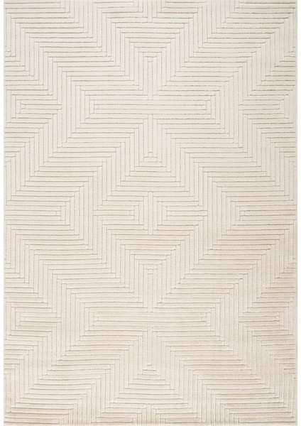 Real Yumuşak Dokulu Iskandinav Özel Tasarım Halı Kilim Salon Mutfak Koridor Yolluk Dokuma 0I236A Cream Cream
