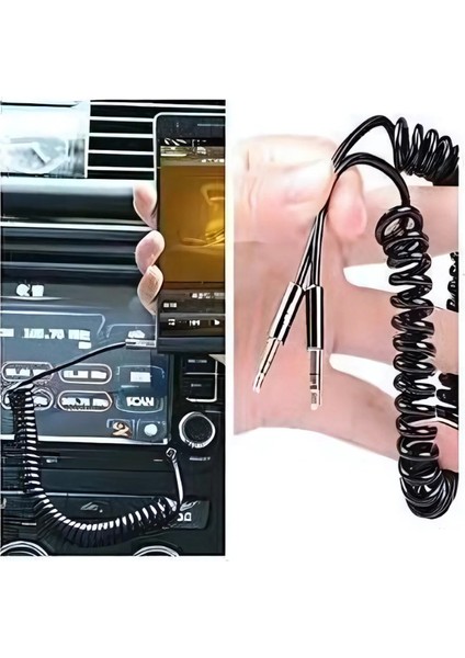 3.5mm Jack Spiral Aux Kablo fırsatları