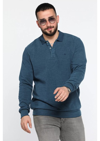 Gömlek Yaka Erkek Swetshirt P-00014409 modelleri