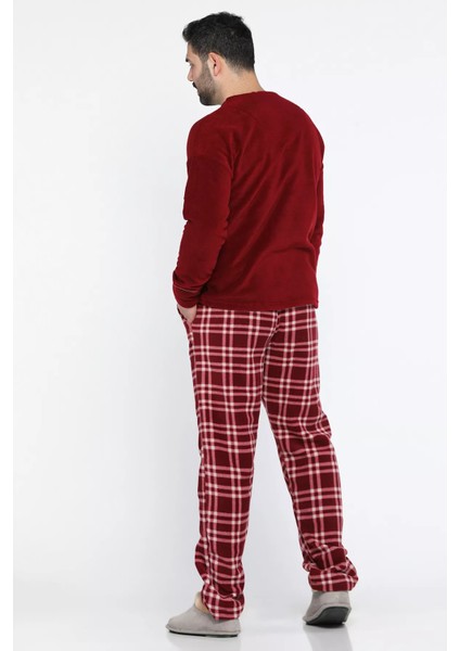 Baskılı Polar Pijama Takımı