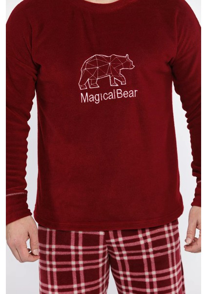 Baskılı Polar Pijama Takımı
