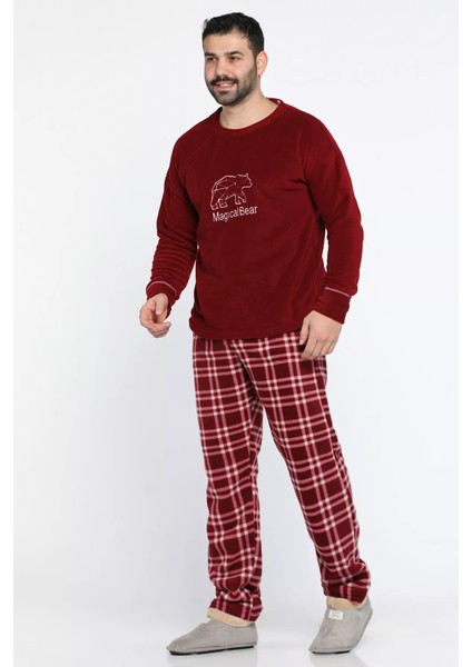 Baskılı Polar Pijama Takımı