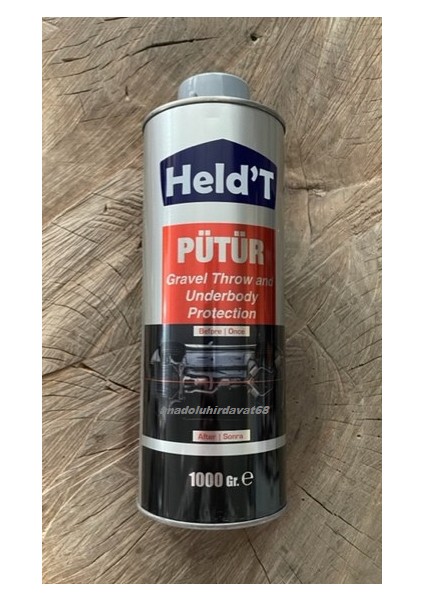 Gri Renk Pütür Alt Koruma Araç Altı Koruma Boyası Zifti 1kg Germany