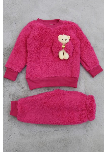 1-9 Aylık Peluş Bebek Takım Fuşya - 30162.904.