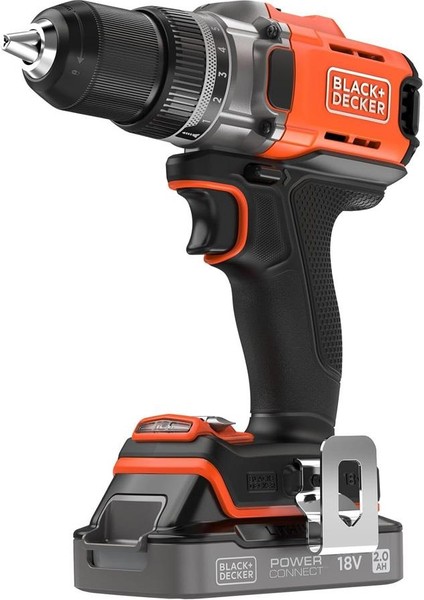 Black+Decker BCD382D2XK Çift Akülü Delme Vidalama 18V 2.0AH