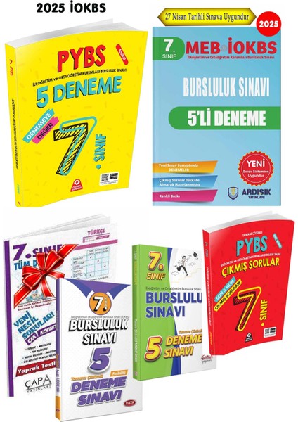 (Sınıf: 7) Bursluluk Deneme Sınav Seti ve Çıkmış Sorular Kitabı