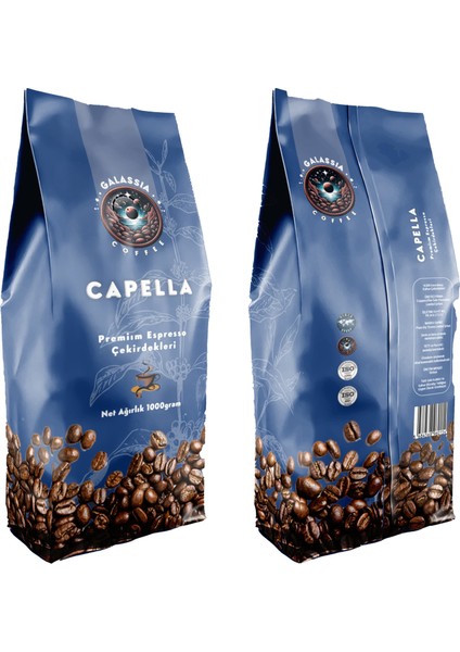 Capella Premium Espresso Çekirdek Kahve 1000G (%80 Arabica)