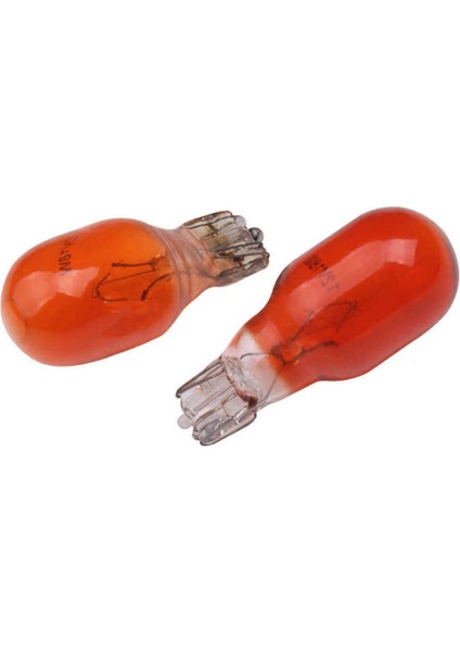 10 Adet 12V T15 WY16W Dipsiz Standart Ampul Turuncu