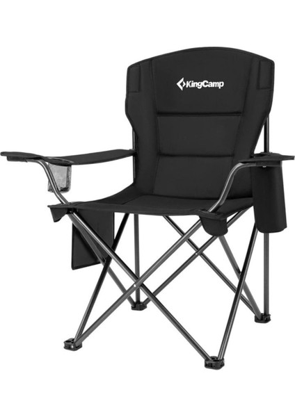 King Camp Kingcamp Lotus Xl Cool Ice Ultra Konforlu & Takviyeli Kamp Sandalyesi Black