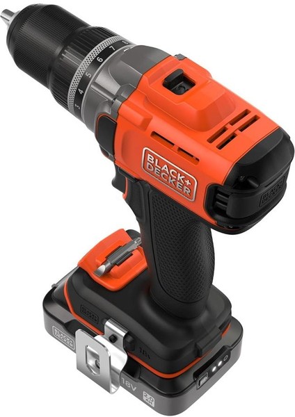 Black+Decker BCD382D2XK Çift Akülü Delme Vidalama 18V 2.0AH