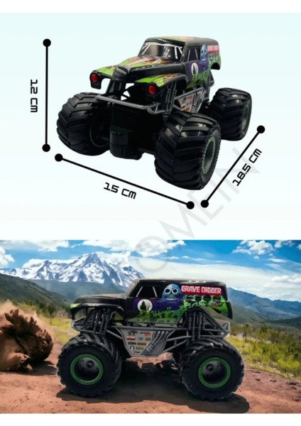 Uzaktan Kumandalı Şarjlı Drift Atan Araba Off Road Monster Jeep