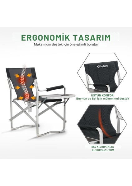 King Camp Kingcamp Deluxe Director Chair Katlanır Ultralux Kamp Sandalyesi fiyatları
