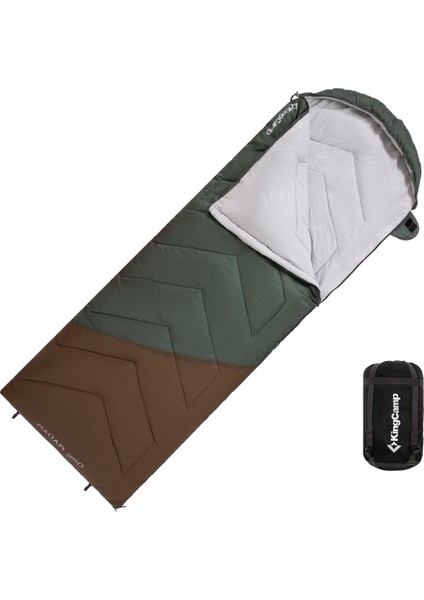 Kingcamp Radar 250 Deluxe -3°c Uyku Tulumu Green & Brown fiyatları