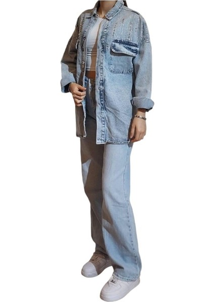 Kadın Kot Gömlek modelleri