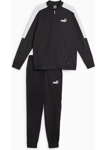Baseball Tricot Suit Erkek Siyah Günlük Stil Eşofman Takımı 67742801