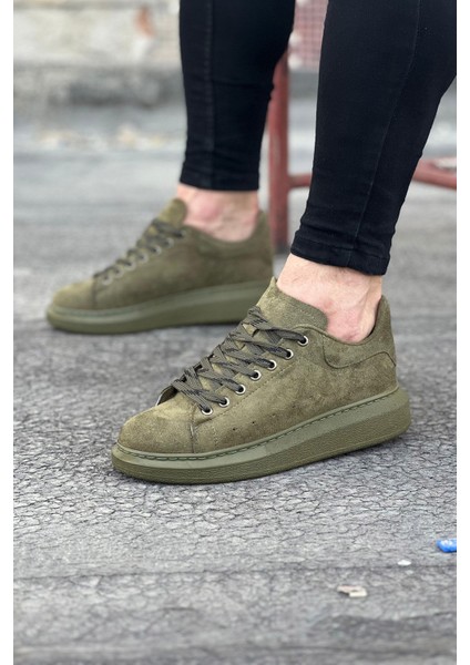WG096 Haki Süet Günlük Erkek Casual Ayakkabı fiyatları
