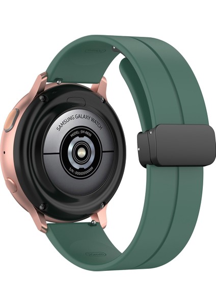 Katlanır Siyah Tokalı Silikon Saat Kordonu 20MM (Yurt Dışından) fiyatları