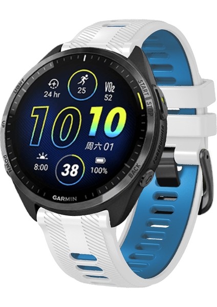 Garmin Forerunner 965 Için Ste Toka Silikon Kayış (Yurt Dışından)