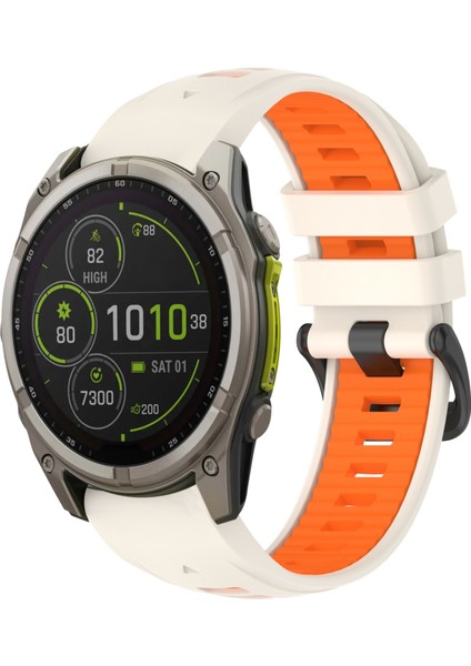 Garmin Fenix ​​8 Mıp 51MM Için Silikon Saat Bandı (Yurt Dışından)