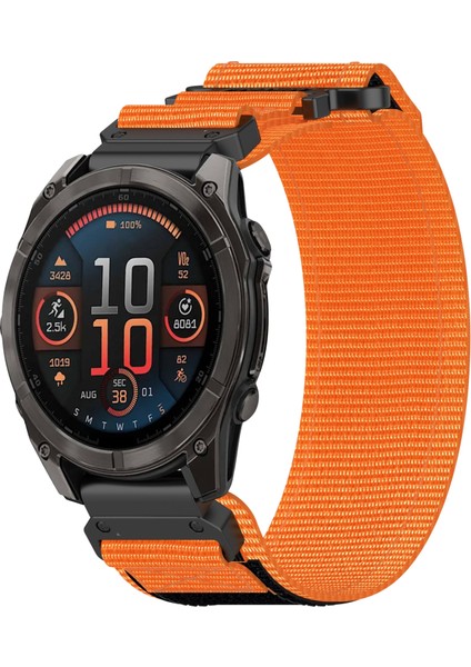 Garmin Fenix ​​8 Amoled 47MM Naylon Watch Band Için (Yurt Dışından)