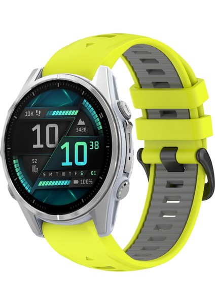 Garmin Fenix ​​8 Amoled 43MM Için Silikon Saat Bandı (Yurt Dışından)