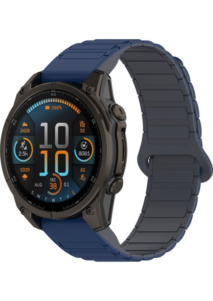 Garmin Fenix ​​8 51MM Için Hızlı Rease Silikon Saat Kayışı (Yurt Dışından)