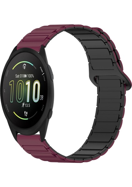 Garmin Forerunner 165 Için Manyetik Silikon Kayış (Yurt Dışından)