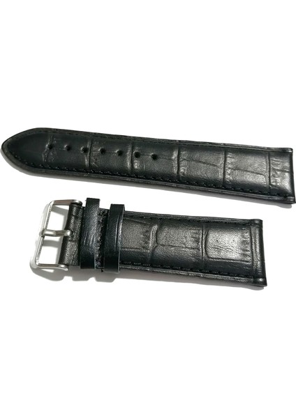 Kordon Seiko& Hertürlü Saat Uyumlu Croco Baskılı Siyah Renk Deri 22 mm (156) fiyatları