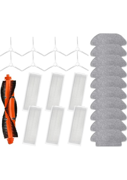 Xiaomi Robot Süpürge S12 / T12 B106GL / S10 / S10 Ab Süpürge Parçaları Ana Silindir Yan Fırça Hepa Filtre Paspas Bezi (Yurt Dışından)