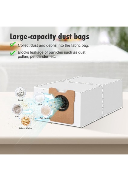 Eufy Vacuum Omni C20 Için Yedek Parçalar Ana Yan Fırça Toz Torbaları Paspas Pedleri Hepa Filtreleri Aksesuar Seti (Yurt Dışından)