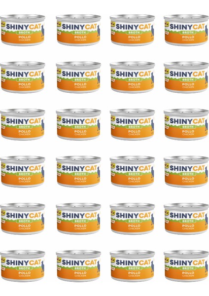Shinycat Broth (Sos Içinde) Tavuklu Kedi Konservesi 70gr x 24 Adet fiyatları