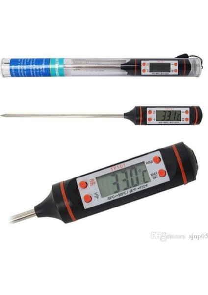 Dijital Gıda Termometresi Sıvı Gıda Et Su Süt Mama Sıcaklık Ölçer - Özel Kutulu fiyatları