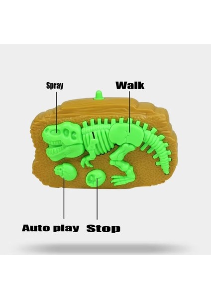 Uzaktan Kumandalı Dinozor Buhar Çıkaran T-Rex Sesli Işıklı Dinozor