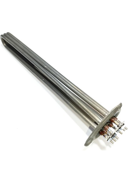 Üçgen Flanş (Büyük) 9000W 380V Trifaze Sanayi Isıtıcı Rezistansı fiyatları