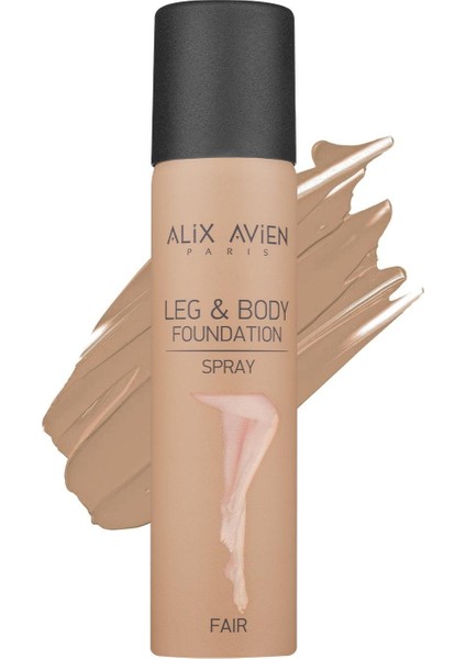 Bacak Fondöteni Fair Vücut Makyajı Bronzlaştırıcı Etki Sprey - Leg & Body Foundation Spray 75 ml