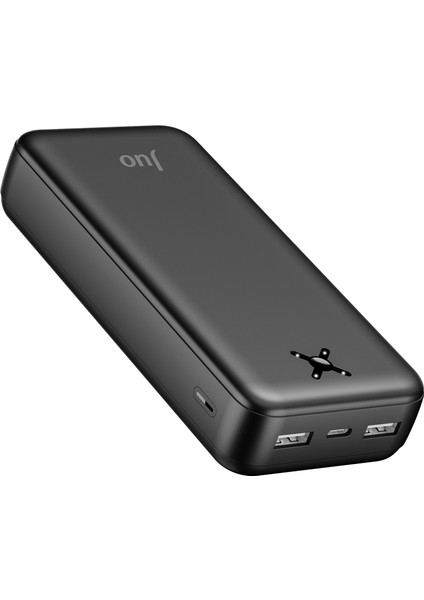 20000 mAh 10.5W Çift Usb-A Çıkışlı Powerbank Taşınabilir Hızlı Şarj Cihazı Siyah