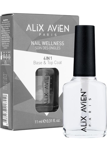 Tırnak Bakımı 4'ü 1 Arada Oje Bazı & Oje Cilası - Nail Wellness 4 In 1 Base And Top Coat