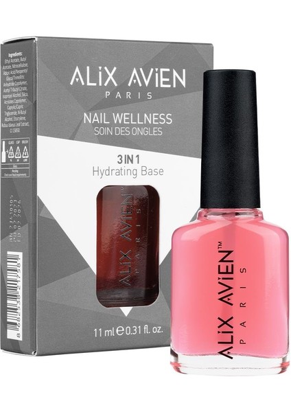 3'ü 1 Arada Tırnak Nemlendirici Bazı - Nail Wellness 3 In 1 Hydrating Base