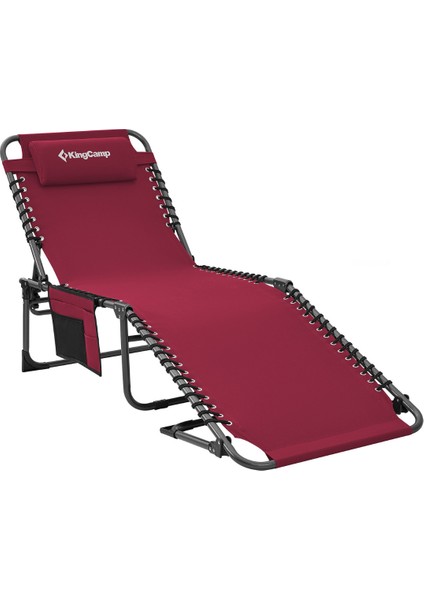 Berlin Classic Comfort Lounge 5 Kademeli Katlanır Şezlong Wine