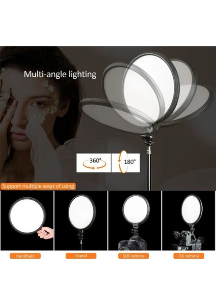 Ring Light 10 Inç Profesyonel LED Çekim Işığı(Influencer, Youtuber, Tiktok,stüdyo Paneli)