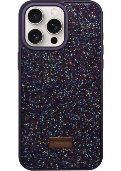 iPhone 15 Pro Max Uyumlu Taşlı Kenarları Yumuşak Melt Lüx Silikon Kılıf